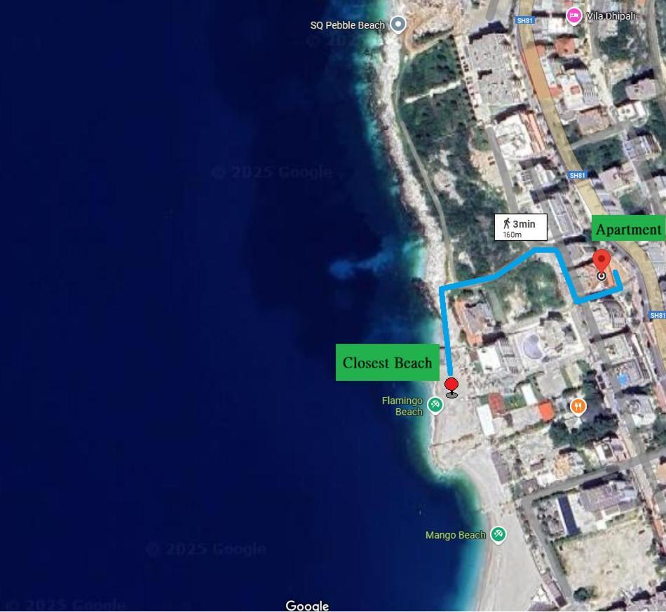 Premium Sea View Apartment Sarandë Buitenkant foto